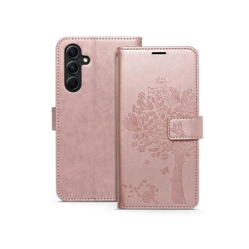 Haffner PT-6647 Samsung SM-A546 Galaxy A54 5G rose gold Mezzo Book Flip bőrtok