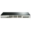 D-Link DGS-1510-28X/E 24port GbE LAN 4x 10G SFP+ Smart menedzselhető switch