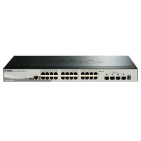   D-Link DGS-1510-28X/E 24port GbE LAN 4x 10G SFP+ Smart menedzselhető switch