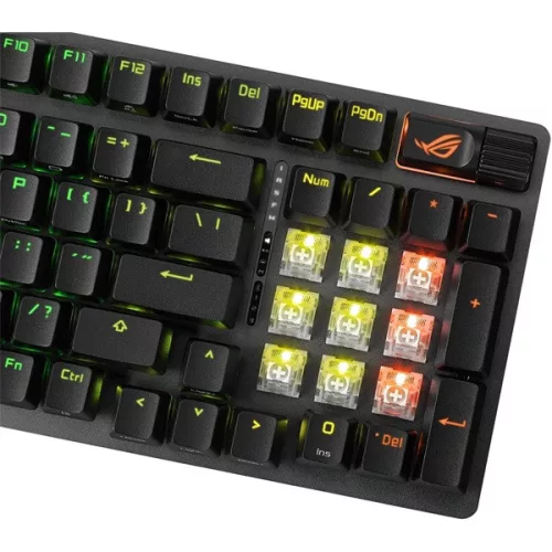 Asus ROG Strix Scope II HUN USB fekete vezetékes billentyűzet