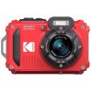 Kodak Pixpro WPZ2 vízálló/porálló/ütésálló digitális piros fényképezőgép + 16Gb microSd + akkumulátor