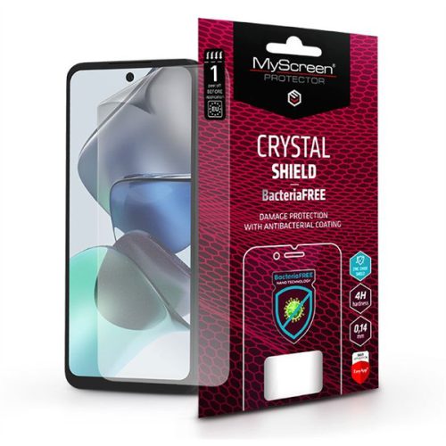 MSP MS223713 Motorola G23 Crystal Glass edzett üveg antibakteriális képernyővédő fólia