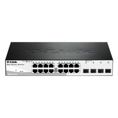 D-Link DGS-1210-20/E 16port GbE LAN 4x GbE RJ45/SFP Combo port Smart switch