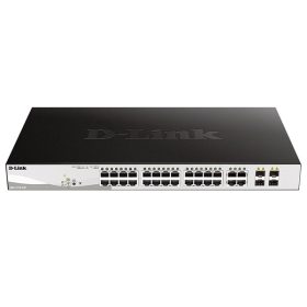   D-Link DGS-1210-24P/E 24port GbE LAN 4x GbE RJ45/SFP Combo port PoE Smart switch