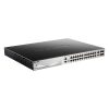 D-Link DGS-3130-30PS/E 24xGbE PoE LAN 2x10GbE LAN 4xSFP+ port L3 menedzselhető PoE switch