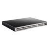 D-Link DGS-3130-54PS/E 48xGbE PoE LAN 2x10GbE LAN 4xSFP+ port L3 menedzselhető PoE switch