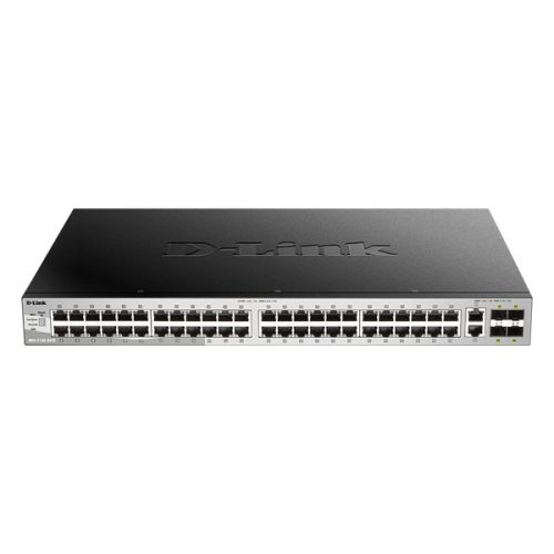 D-Link DGS-3130-54TS/E 48xGbE LAN 2x10GbE LAN 4xSFP+ port L3 menedzselhető switch