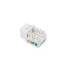 Lanberg KSU5-1090 Cat.5e UTP 90°-os betűzős árnyékolatlan RJ45 Keystone jack