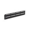 Lanberg PPU5-2048-B 19" 2U 48port Cat5e UTP árnyékolatlan fekete patch panel