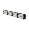 Lanberg PPU5-2048-B 19" 2U 48port Cat.5e UTP árnyékolatlan fekete patch panel