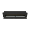 Lanberg AK-VDP103-B 19" 3U DIN sínes fedeles kismegszakító tartó panel