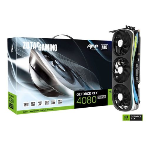 Zotac GAMING GeForce RTX 4080 SUPER AMP Extreme AIRO nVidia 16GB GDDR6X 256bit PCIe videókártya