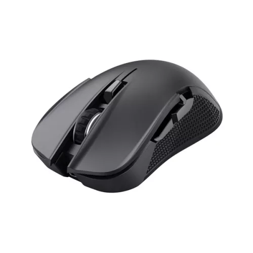Trust GXT923 Ybar (Optikai érzékelő; 7200DPI; 6 gomb; LED; gumizott külső) fekete vezeték nélküli gamer egér