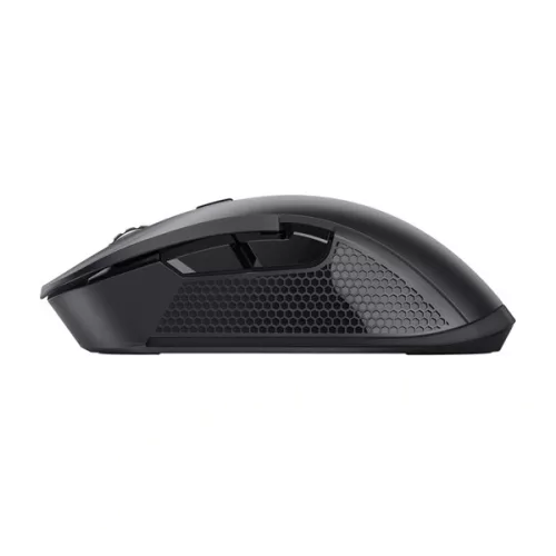 Trust GXT923 Ybar (Optikai érzékelő; 7200DPI; 6 gomb; LED; gumizott külső) fekete vezeték nélküli gamer egér