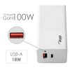 CHG Akyga AK-CH-20 USB-A + USB-C PD 5-20V / max. 5A 100W Quick Charge 3.0 GaN gyorstöltő