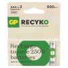 GP ReCyko NiMH Akkumulátor HR03 (AAA) 650mAh 2db