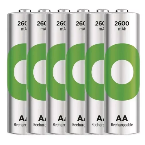 GP ReCyko NiMH Akkumulátor HR6 (AA) 2600mAh 6db