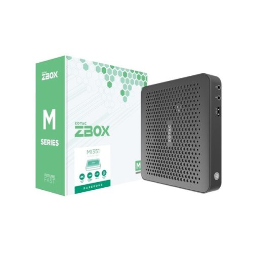 Zotac ZBOX-MI351-E Mini/Intel N100/fekete barebone asztali számítógép