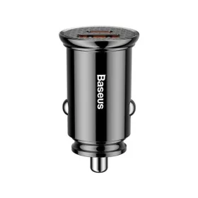  Baseus CCALL-YS01 A+C Dual PD3.0 QC4.0 30W fekete autós töltő