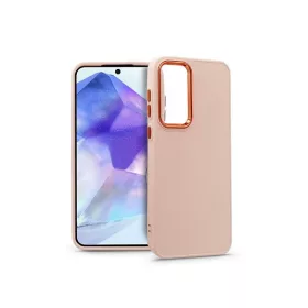   Haffner HF267956 Samsung Galaxy A55 5G Frame rózsaszín szilikon hátlap