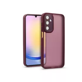   Haffner HF255083 Samsung Galaxy A25 5G Variete bíbor hátlap kameravédő peremmel, lencsevédő üveggel