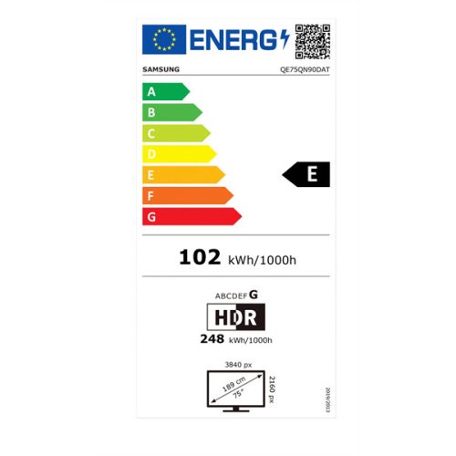 Samsung 75" QE75QN90DATXXH 4K UHD Smart Neo QLED Mini LED TV