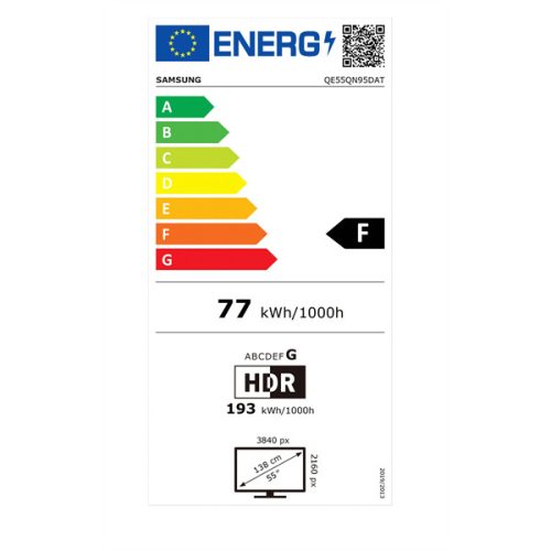 Samsung 55" QE55QN95DATXXH 4K UHD Smart Neo QLED Mini LED TV
