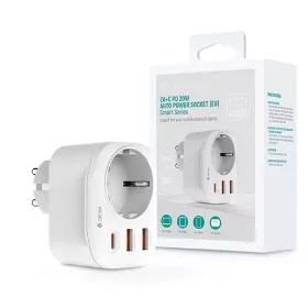   Devia ST379154 2xUSB + Type-C PD fehér hálózati csatlakozóaljzat