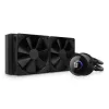 NZXT Kraken 240 240mm 2x120mm AIO LCD fekete vízhűtéses processzor hűtő