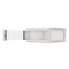 Lanberg WF01-6604-10S 19" 4U SZÉL:600mm MÉLY:600mm MAG:290mm lapraszerelt üvegajtós szürke fali rack szekrény