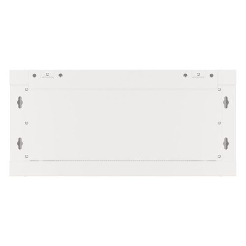 Lanberg WF01-6604-10S 19" 4U SZÉL:600mm MÉLY:600mm MAG:290mm lapraszerelt üvegajtós szürke fali rack szekrény