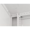 Lanberg WF01-6604-10S 19" 4U SZÉL:600mm MÉLY:600mm MAG:290mm lapraszerelt üvegajtós szürke fali rack szekrény