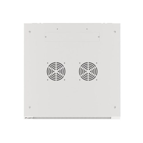 Lanberg WF01-6606-10S 19" 6U SZÉL:600mm MÉLY:600mm MAG:379mm lapraszerelt üvegajtós szürke fali rack szekrény