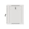 Lanberg WF01-6606-10S 19" 9U SZÉL:600mm MÉLY:450mm MAG:512mm lapraszerelt üvegajtós szürke fali rack szekrény