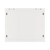 Lanberg WF01-6606-10S 19" 9U SZÉL:600mm MÉLY:450mm MAG:512mm lapraszerelt üvegajtós szürke fali rack szekrény