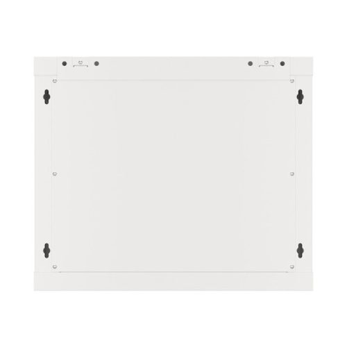 Lanberg WF01-6606-10S 19" 9U SZÉL:600mm MÉLY:450mm MAG:512mm lapraszerelt üvegajtós szürke fali rack szekrény