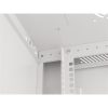 Lanberg WF01-6606-10S 19" 9U SZÉL:600mm MÉLY:450mm MAG:512mm lapraszerelt üvegajtós szürke fali rack szekrény
