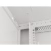 Lanberg WF01-6609-10S 19" 9U SZÉL:600mm MÉLY:600mm MAG:512mm lapraszerelt üvegajtós szürke fali rack szekrény