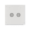 Lanberg WF01-6609-10S 19" 9U SZÉL:600mm MÉLY:600mm MAG:512mm lapraszerelt üvegajtós szürke fali rack szekrény