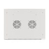 Lanberg WF01-6412-10S 19" 12U SZÉL:600mm MÉLY:450mm MAG:645mm lapraszerelt üvegajtós szürke fali rack szekrény
