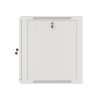 Lanberg WF01-6612-10S 19" 12U SZÉL:600mm MÉLY:600mm MAG:645mm lapraszerelt üvegajtós szürke fali rack szekrény