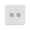 Lanberg WF01-6612-10S 19" 12U SZÉL:600mm MÉLY:600mm MAG:645mm lapraszerelt üvegajtós szürke fali rack szekrény