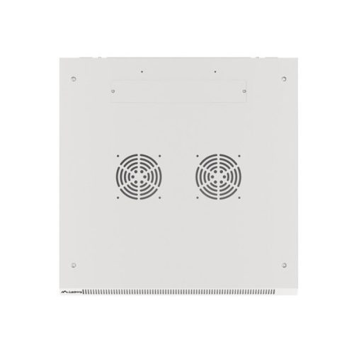 Lanberg WF01-6618-10S 19" 18U SZÉL:600 MÉLY:600 MAG:907 lapraszerelt üvegajtós szürke fali rack szekrény