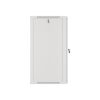 Lanberg WF01-6622-10S 19" 22U SZÉL:600mm MÉLY:600mm MAG:1085mm lapraszerelt üvegajtós szürke fali rack szekrény