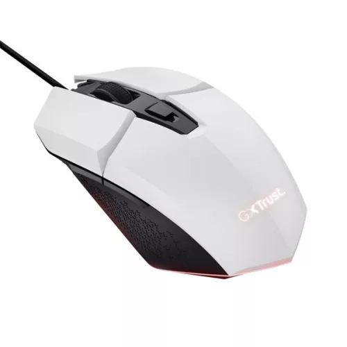 Trust GXT109W Felox vezetékes fehér gamer egér