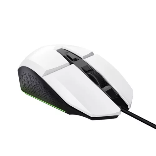 Trust GXT109W Felox vezetékes fehér gamer egér