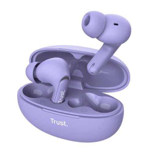 Trust 25297 Yavi ENC True Wireless Bluetooth lila fülhallgató