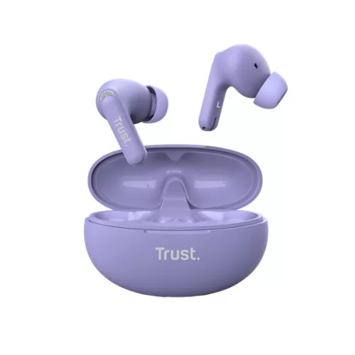 Trust Yavi ENC True Wireless Bluetooth lila fülhallgató