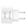 SKROSS 1.302424 45W GaN USB-A/USB-C fehér gyorstöltő + Type-C kábel