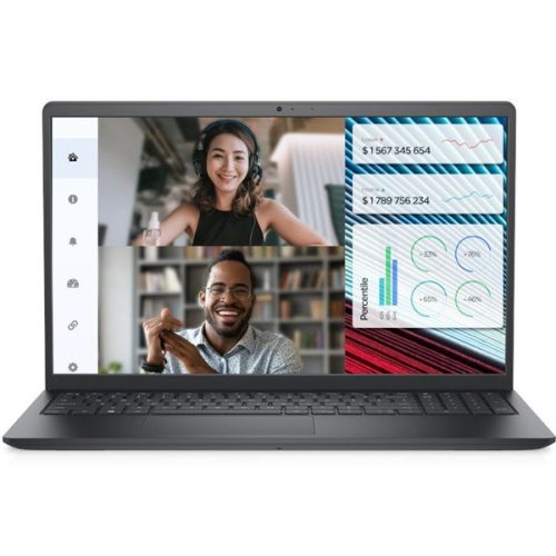 Dell Vostro 3520 15,6"FHD/Intel Core i3-1215U/8GB/512GB/Int.VGA/Linux/fekete laptop